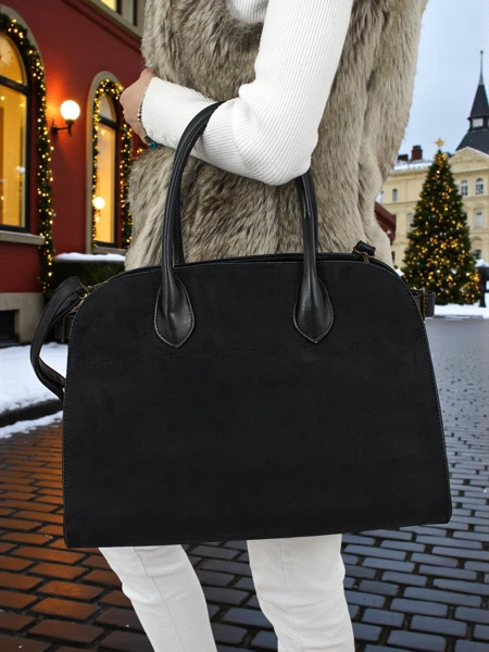 Dorelle Women's Eco Suede Shopper Bag