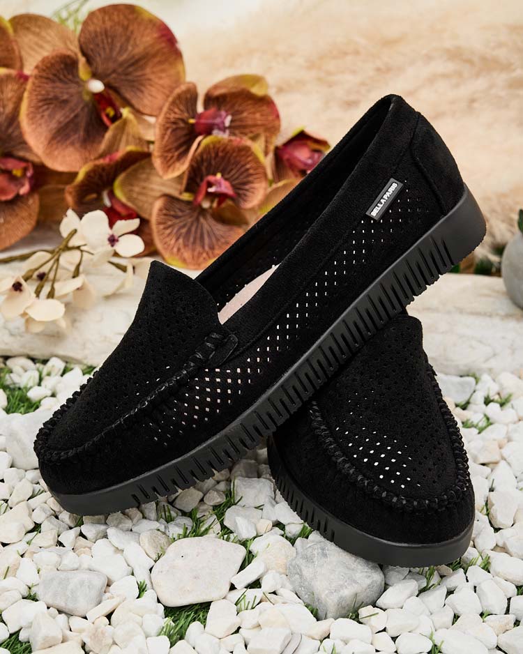 Royalfashion Женские ажурные мокасины Nafis