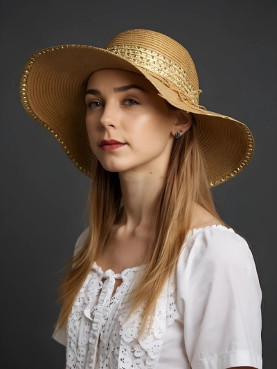 Royalfashion Women's straw hat Serelina