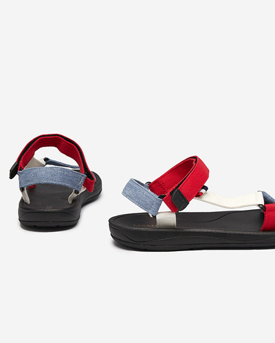 Sandały Damskie Aurora Wielokolorowe Syntetyczne na Lato