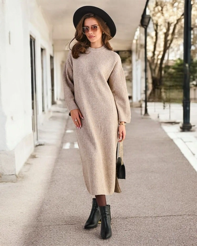 Royalfashion Sieviešu garais džemperkleita
