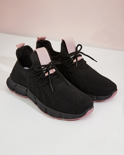 Black and pink women's sports shoes Bommgi - Footwear