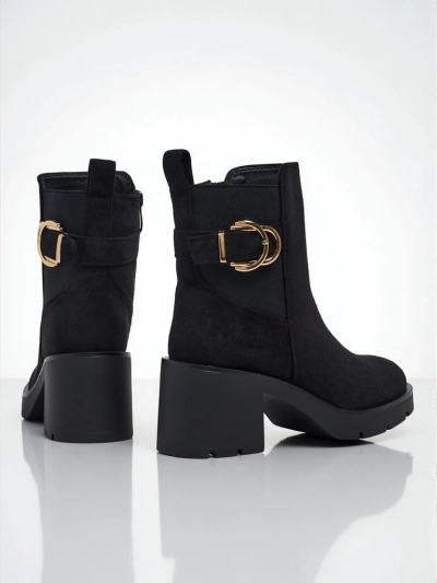 Stilete per femra eko suede ne blok Solenya