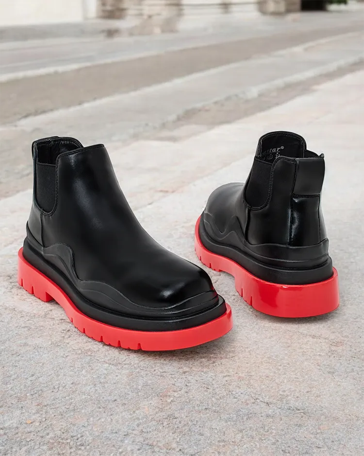 Royalfashion Women's slip-on boots Derri