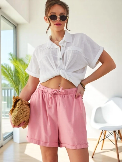 Royalfashion Women's Cotton Shorts