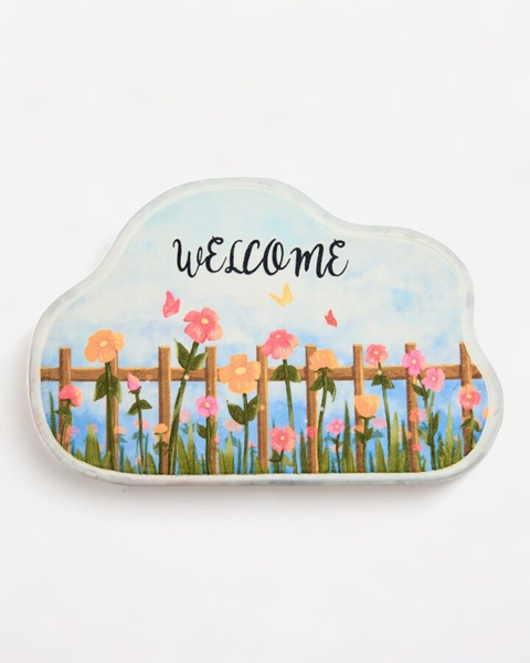 Royalfashion Krāsains paklājs ar ziediem 40x60