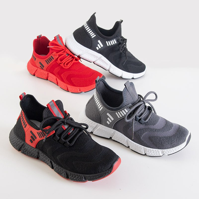 Red men's sports shoes Gagik - Footwear