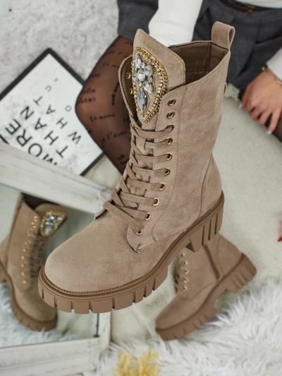 Royalfashion Women's High Suboo Worker Boots