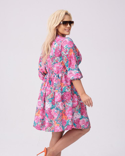 Royalfashion Женское платье длиной до колена с принтом PLUS SIZE