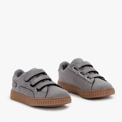 Light gray sports shoes for boys Jey - Footwear