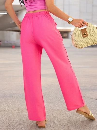 Royalfashion Women's wide fabric pants