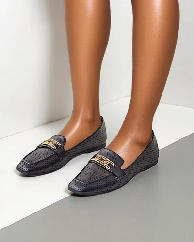 Royalfashion Openwork women's moccasins Besione