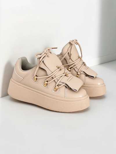 Royalfashion Women's sneakers with a decorative tongue Domatories