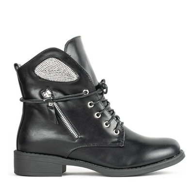 Black eco-leather baggers Maricela - Footwear