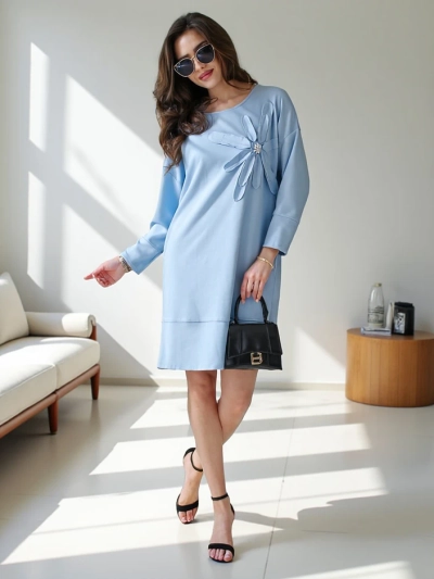 Royalfashion Women's fabric dress