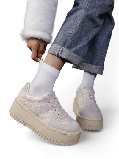 Royalfashion Women's Platform Sneakers Venusoe