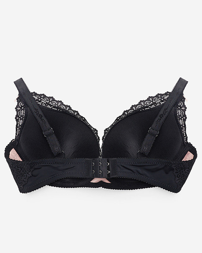 Black and pink women's lace bra - Underwear