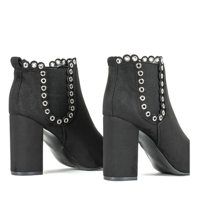 Black boots on a higher Cranlae post - Footwear 1