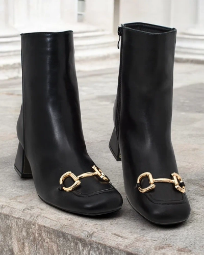 Royalfashion Women's ankle boots on a post Rozuli