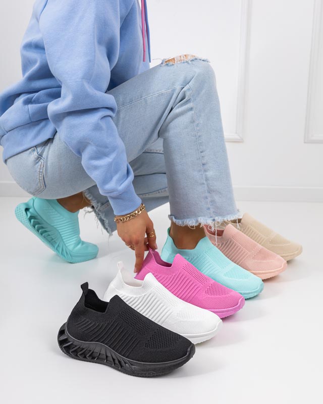 Dinging white slip-on women's trainers - Footwear