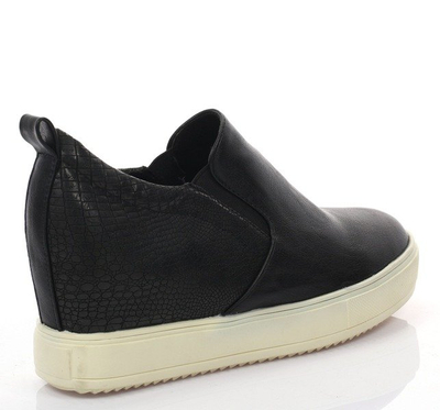 Black slip on wedges Refferas - Footwear