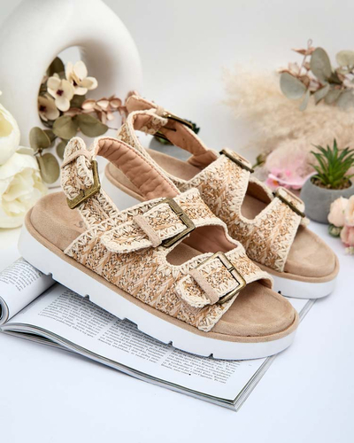 Royalfashion Sieviešu zamšādas sandales Lunnay eko