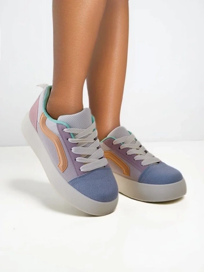Royalfashion Women's sports sneakers on a platform Ensis