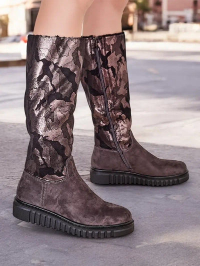 Royalfashion Sieviešu Ceļgala Zābaki Molis