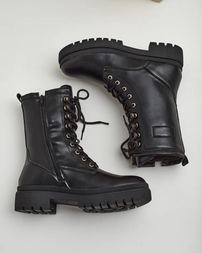 Royalfashion Sieviešu augstie bagger zābaki Ubbus