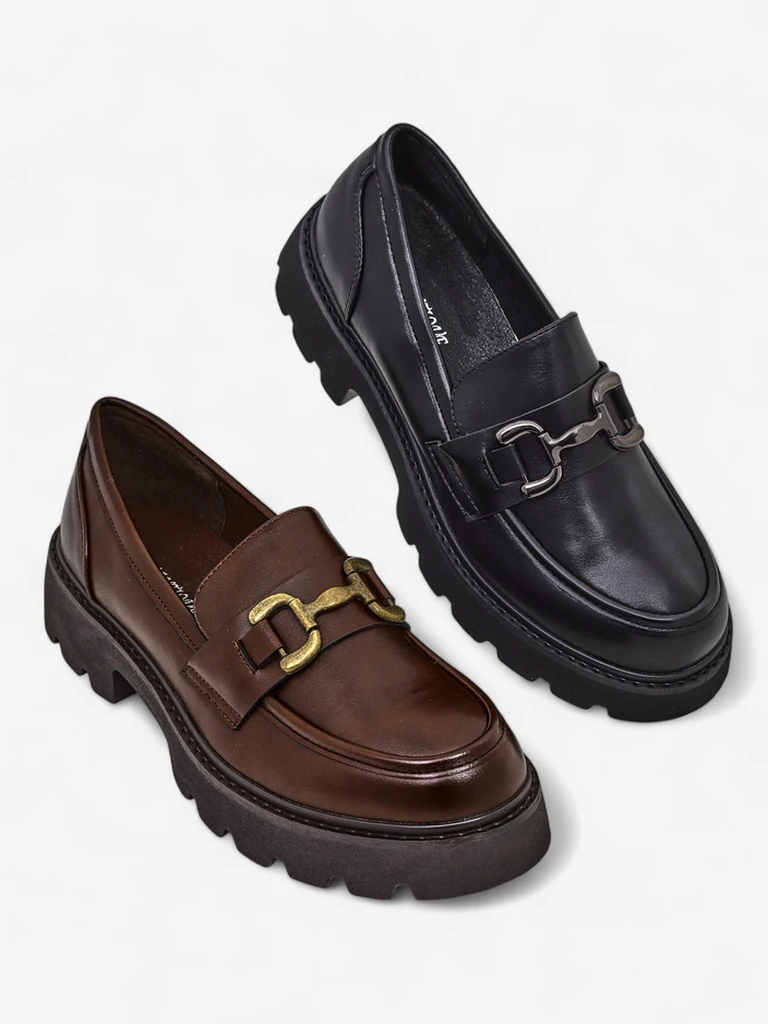 Royalfashion Women’s loafers on a thicker sole Rouetta