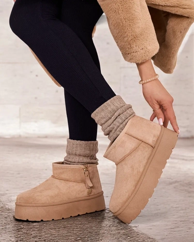 Royalfashion Women's platform snow boots a'la Delgadi