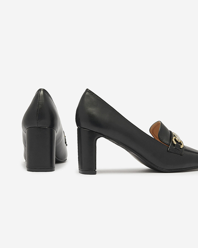 Lakotas sieviešu mokasīna tipa kurpes melnā krāsā Koccol- Footwear