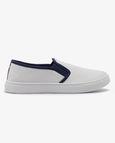 Royalfashion White women's slip on sneakers Werixa