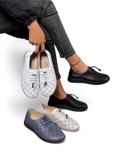 Royalfashion Women's Slip-On Aerated Shoes Goffies