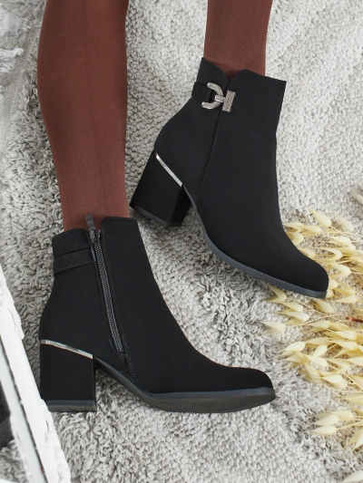 Ruvina Eco-läder damstövlar med klack