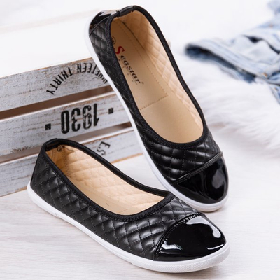 Black slip on with Fatima quilted upper - Footwear