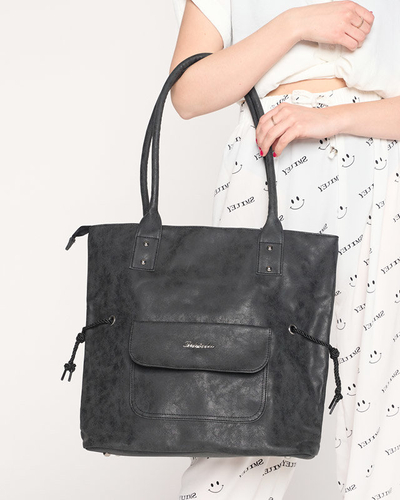 Black women's shopper bag - Accessories