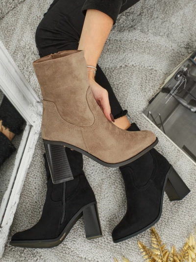 Women's Rune Fast Faux Suede Heeled Ankle Boots