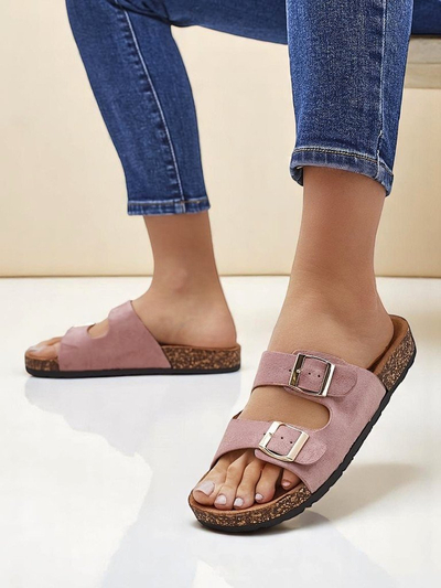 Royalfashion Women's sandals with buckles Foumy