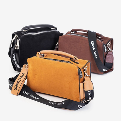 Small, ladies 'shoulder bag, dark brown - Accessories