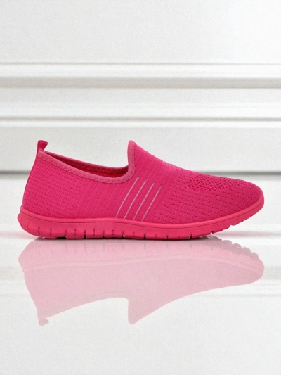 Women's Perseida moccasins comfortable orange fabric for spring and summer