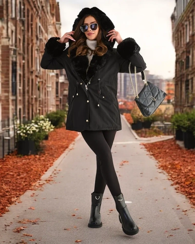Royalfashion Long women's jacket