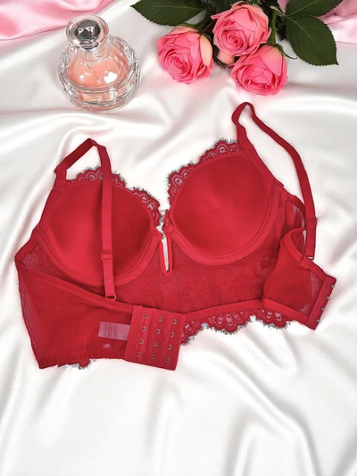 Royalfashion Women’s padded bra with lace, corset style Grace Corset