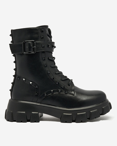 Royalfashion Women's bagger boots in black Dzettey