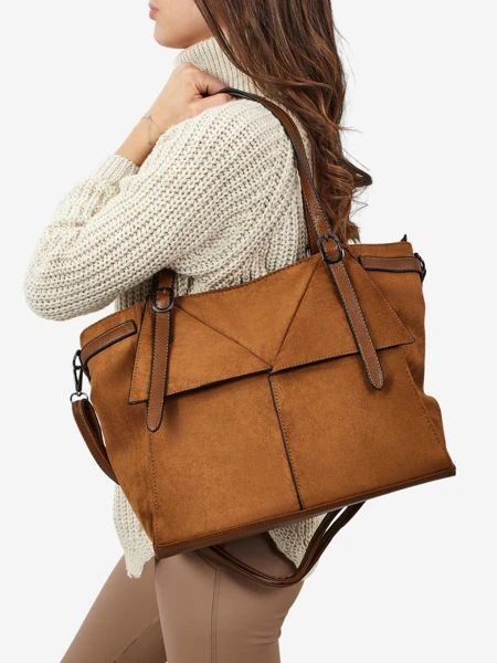 Women's shopper bag eco suede Daville