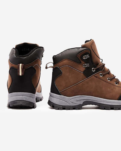 Royalfashion Dark brown men's trappers Nokuki