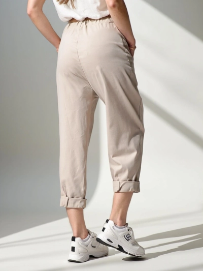 Royalfashion Sieviešu harem stila bikses, kas izgatavotas no viskozes