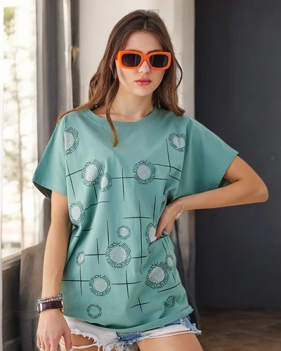 Royalfashion Women's Cotton T-Shirt with Print