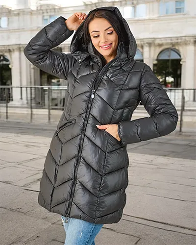 Royalfashion Sieviešu ziemas quilted jaka