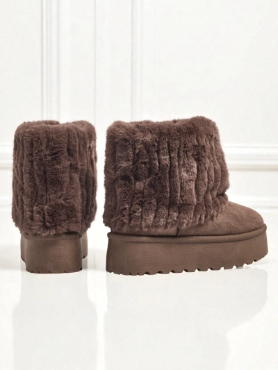 Ботинки a'la снегоходы женские с мехом Irelle